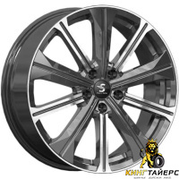 K&K КР013 7x19 5*112 ET34 DIA66.6 Diamond gloss graphite Литой