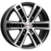 R-7 Рольф, K&K R-7 Рольф 7.5x17 6*139.7 ET25 DIA106.1 Дарк платинум Литой, Диски