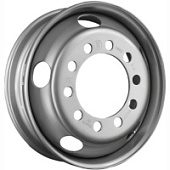 10/335/281/162, Sunrise 10/335/281/162 7.5x22.5 10*335 ET162 DIA281 Silver Штампованный, Диски