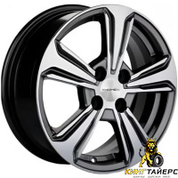 Khomen KHW 1502 6x15 4*100 ET48 DIA54.1 F-Silver Литой