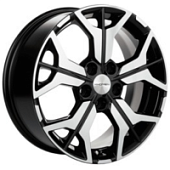 KHW 1715, Khomen KHW 1715 7x17 5*110 ET46 DIA63.3 Black Литой, Диски