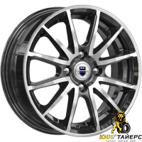 K&K Квант 5.5x14 4*100 ET38 DIA60.1 Дарк платинум Литой