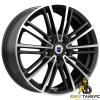 K&K Эрфурт 7x17 4*100 ET43 DIA60.1 Алмаз черный Литой