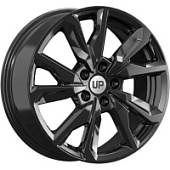 UP114, Wheels UP UP114 7x17 5*105 ET38 DIA56.6 New Black Литой, Диски