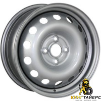 Trebl 8114 6x15 4*100 ET48 DIA54.1 Silver Штампованный