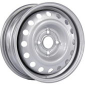 Trebl 53A45R 5.5x14 4*100 ET45 DIA54.1 Silver Штампованный