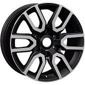 KHW 1723, Khomen KHW 1723 8x17 6*139.7 ET46 DIA67.1 Black Литой, Диски
