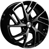 KHW 1722, Khomen KHW 1722 6.5x17 5*108 ET33 DIA60.1 Black Литой, Диски