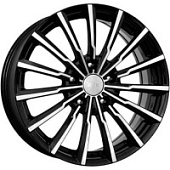 Акцент, K&K Акцент 7x17 4*100 ET41 DIA60.1 Дарк платинум Литой, Диски
