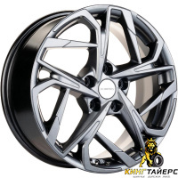 Khomen KHW 1716 7x17 5*114.3 ET45 DIA67.1 Black-FP Литой