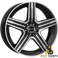 MAK Lewis 9x21 5*112 ET45 DIA66.6 Gloss Black Mirror Ring Литой