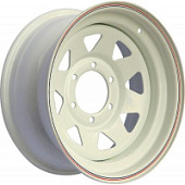 Toyota, Off Road Wheels Toyota 8x17 6*139.7 ET10 DIA110.1 Black Штампованный, Диски