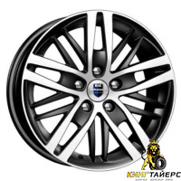 K&K Fencer 7x16 5*110 ET38 DIA65.1 Алмаз черный Литой