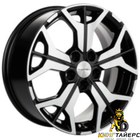Khomen KHW 1715 7x17 5*112 ET54 DIA57.1 F-Silver-FP Литой