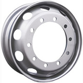 9228204, Sunrise 9228204 8.25x22.5 10*335 ET165 DIA281 Silver Штампованный, Диски