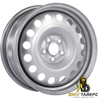 Trebl 9680T 6.5x16 5*100 ET42 DIA57.1 Silver Штампованный