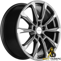 Khomen KHW 1808 7.5x18 5*108 ET40 DIA54.1 Black-FP Литой