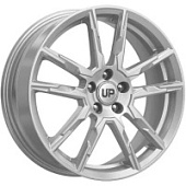 UP107, Wheels UP UP107 6.5x17 4*100 ET43 DIA60.1 Silver Classic Литой, Диски