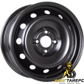 ВАЗ 2112, Accuride ВАЗ 2112 5x14 4*98 ET35 DIA58.6 Black Штампованный, Диски