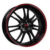 Shift pinstripe red, Dotz Shift pinstripe red 8x19 5*112 ET45 DIA70.1 BKRL Литой, Диски