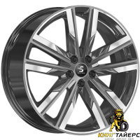 Скад КР014 8x20 5*114.3 ET30 DIA60.1 Fury black Литой