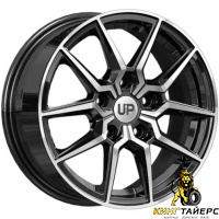 Wheels UP UP117 6.5x15 5*100 ET45 DIA67.1 New Black Литой