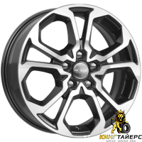K&K КС892 6.5x17 5*114.3 ET49 DIA67.1 Алмаз черный Литой