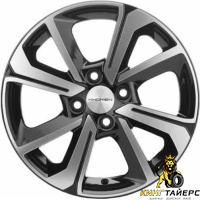 Khomen KHW 1501 6x15 4*100 ET40 DIA60.1 Black Литой