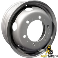 Accuride 6/222.25/164/127 6x17.5 6*222.25 ET127 DIA164 Silver Штампованный