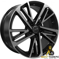 Khomen KHW 1815 8x18 5*108 ET46 DIA63.3 Black Литой
