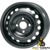 14003, Magnetto 14003 5.5x14 4*98 ET35 DIA58.6 Black Штампованный, Диски