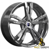 K&K Karrera Light 7x18 5*108 ET33 DIA67.1 Алмаз черный Литой