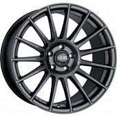 OZ Superturismo LM 7.5x17 5*114.3 ET45 DIA75.1 Matt Race Silver Black Lettering Литой