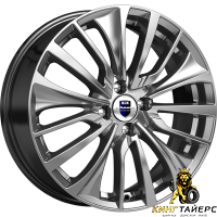 K&K Flanker 6.5x17 5*108 ET43 DIA67.1 Дарк платинум Литой