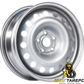 64J40H, Trebl 64J40H 6x15 5*114.3 ET40 DIA67.1 Silver Штампованный, Диски