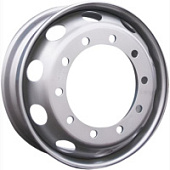 5176771, Sunrise 5176771 6.75x17.5 10*225 ET141 DIA176 Silver Штампованный, Диски