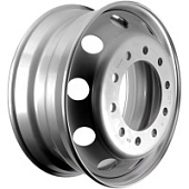 2223, Asterro 2223 8.25x22 10*285.75 ET127 DIA220 Silver Штампованный, Диски