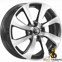 K&K КС893 6x16 4*100 ET50 DIA60.1 Алмаз черный Литой