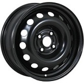 64E45M, Trebl 64E45M 6x15 4*114.3 ET45 DIA66.1 Black Штампованный, Диски
