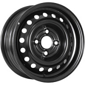 53A45D, Евразиа Тапо 53A45D 5.5x14 4*100 ET45 DIA57.1 Black Штампованный, Диски