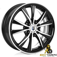 K&K Спайдер 6.5x16 5*108 ET50 DIA63.3 Алмаз черный Литой