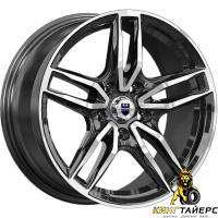 K&K Бартон 8x17 5*112 ET30 DIA66.6 Алмаз черный Литой