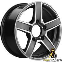 Khomen KHW 1614 6.5x16 5*139.7 ET35 DIA98.5 Black-FP Литой