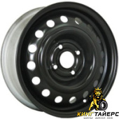 7940T, Trebl 7940T 6x15 5*114.3 ET45 DIA64.1 Black Штампованный, Диски