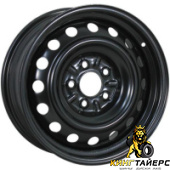 X40034, Trebl X40034 7x17 5*114.3 ET48 DIA56.1 Black Штампованный, Диски