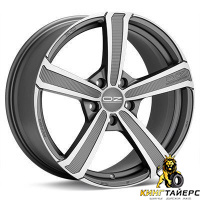 OZ Montecarlo HLT 8x19 5*108 ET45 DIA75.1 Matt Dark Graphite Diamond Cut Литой