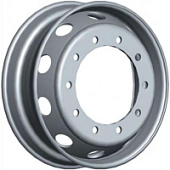 3228204, Sunrise 3228204 8.25x22.5 10*335 ET169 DIA281 Silver Штампованный, Диски