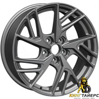 Khomen KHW 1722 6.5x17 5*108 ET33 DIA60.1 Black Литой