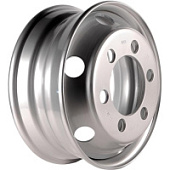 1705, Asterro 1705 6x17 6*222.25 ET123 DIA164 Silver Штампованный, Диски