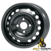 5220, Trebl 5220 5x14 4*100 ET46 DIA54.1 Black Штампованный, Диски